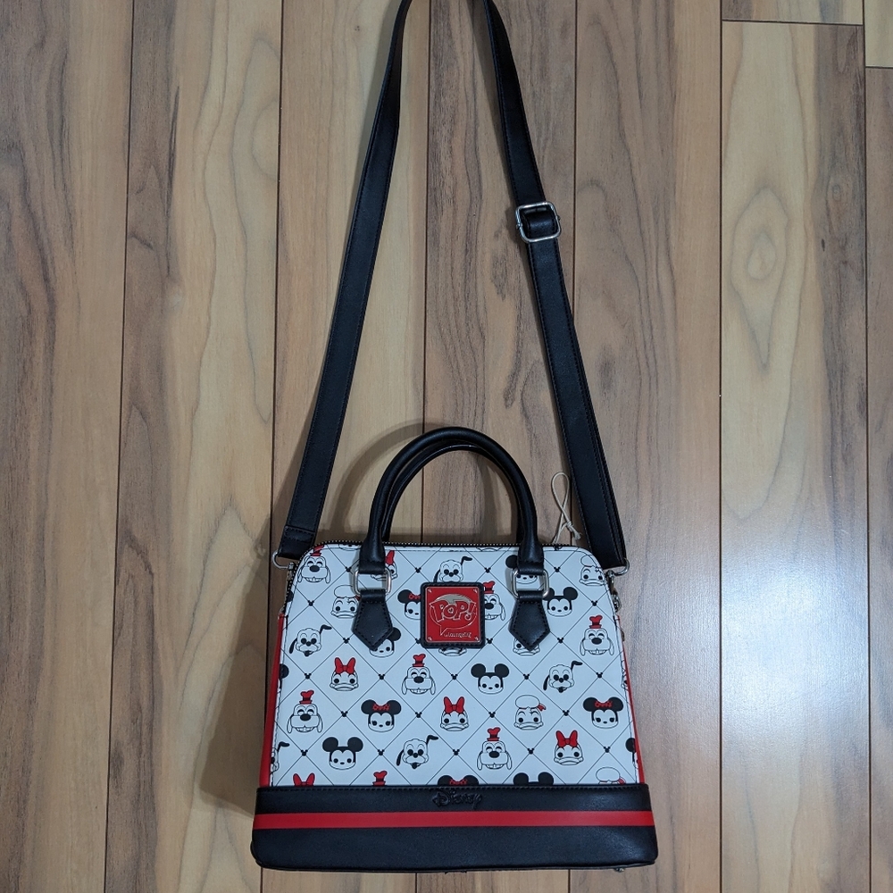 EUC! Loungefly Funko Pop Crossbody Shoulder Bag Sensation 6 Mickey Minnie Mouse